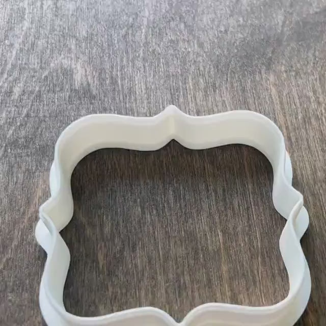 Square Plaque Cookie Cutter STL, Plaque Cookie Cutters, Simple Cookie Cutter, Basic Cookie Cutters,