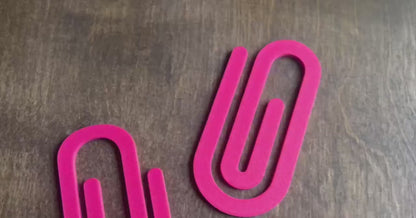 3D Printable Standard Paperclip Bookmark STL| Simple Bookmark Stl | Minimalistic Paperclip stl | Teacher Bookmark Paper Clip