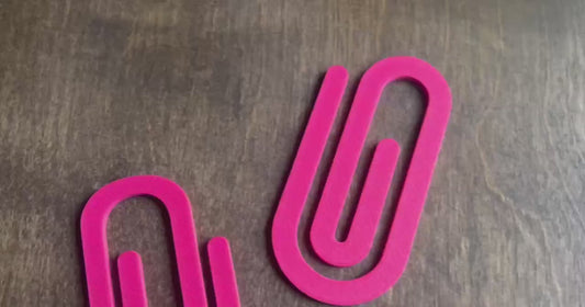3D Printable Standard Paperclip Bookmark STL| Simple Bookmark Stl | Minimalistic Paperclip stl | Teacher Bookmark Paper Clip