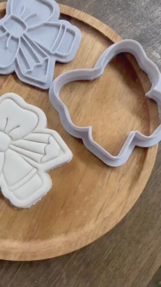 Pencil Bow Cookie Cutter and Fondant Stamp STL | Perfect for Back-to-School and Teacher Appreciation Events | 3D Printable Baking Tools