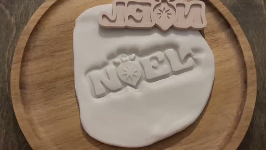 Noel Christmas Fondant Embosser, Noel Cookie Cutter STL, Christmas Fondant Embosser, Christmas Cookies, Xmas Fondant Stamp, Xmas Debosser