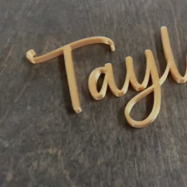 Custom Cake Charm STL, Personalized 3D Charm, Personalized Cake Charm, Personalized Cake Topper