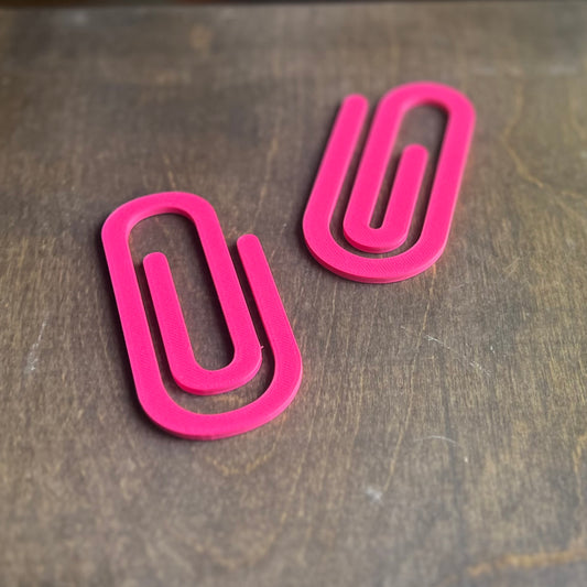 3D Printed Standard Paperclip - Durable, Sleek Design for Office and Home Organization - SHCreations