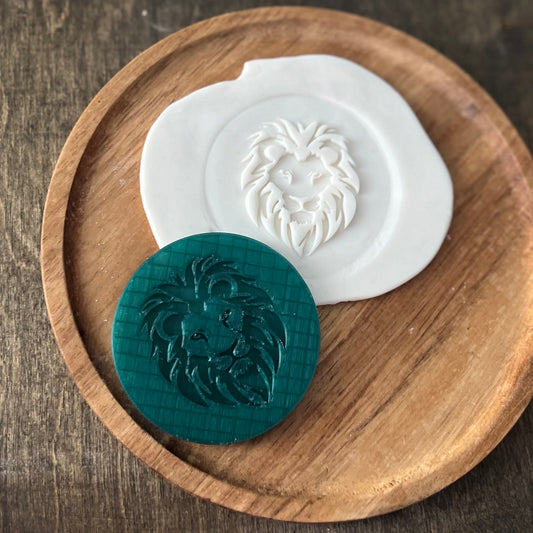 DONE TO ORDER: Lion Fondant Embosser, Lion Cookie, Lion Fondant Stamp - SHCreations