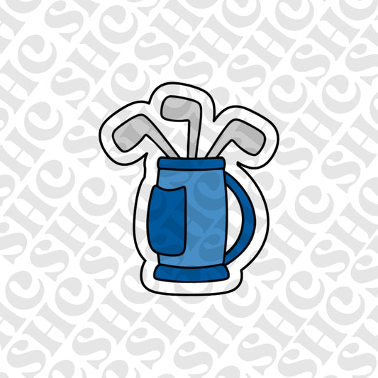 DONE TO ORDER: Golf Clubs Cookie Cutter/Fondant Stamp/Embosser - SHCreations