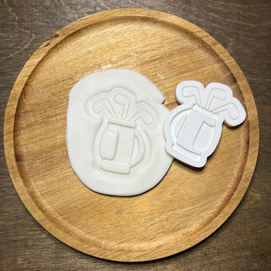 DONE TO ORDER: Golf Clubs Cookie Cutter/Fondant Stamp/Embosser - SHCreations
