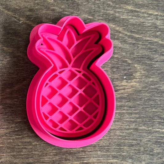 DONE TO ORDER: Pineapple Cookie Cutter/Fondant Stamp - SHCreations