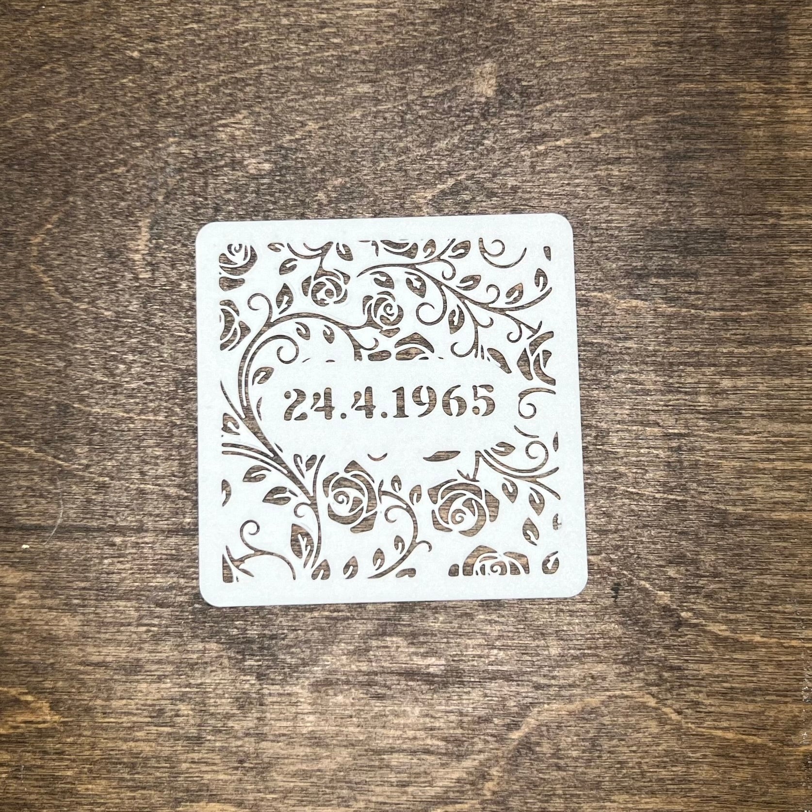 3D Cookie Stencil – Personalized Stencil for Cookie & Fondant Decorating - SHCreations