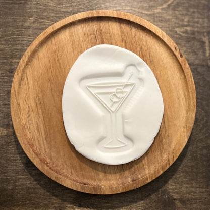 DONE TO ORDER: Dirty Martini Cookie Cutter + Fondant Embosser - SHCreations