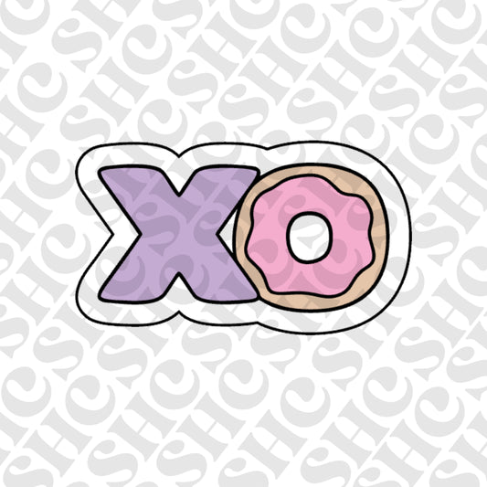 DONE TO ORDER: XO Donut Cookie Cutter + Fondant Embosser - SHCreations