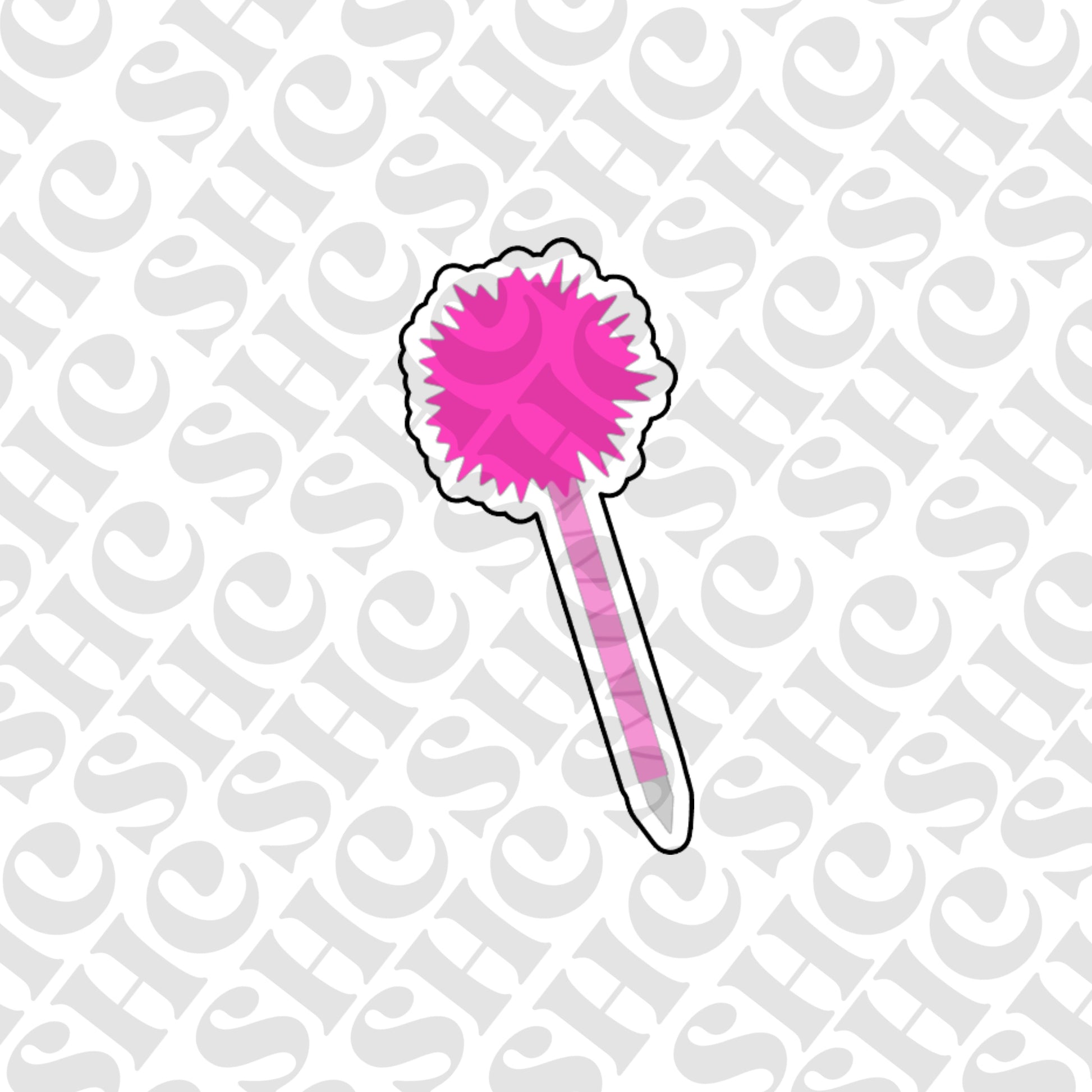 DONE TO ORDER: Fluffy Pen Cookie Cutter - SHCreations