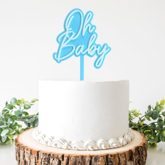 DONE TO ORDER: 'Oh Baby' Topper - SHCreations