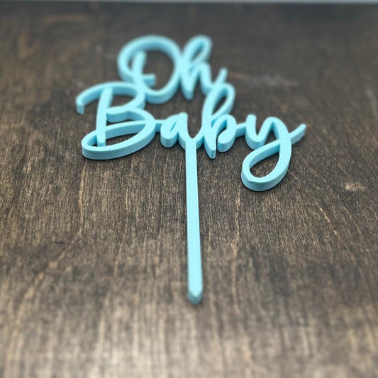 DONE TO ORDER: 'Oh Baby' Topper - SHCreations