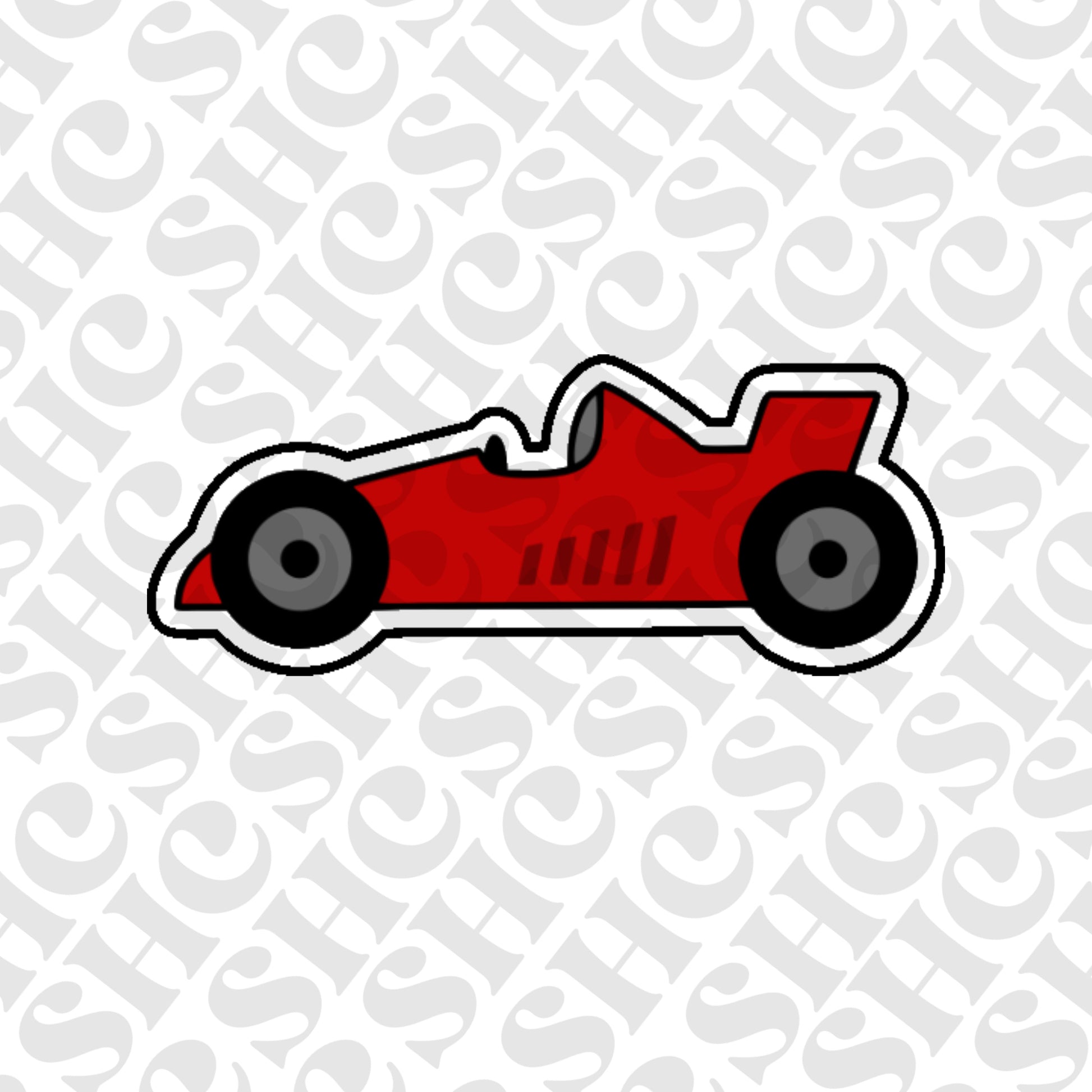 DONE TO ORDER: Race Car 2 Cookie Cutter - SHCreations