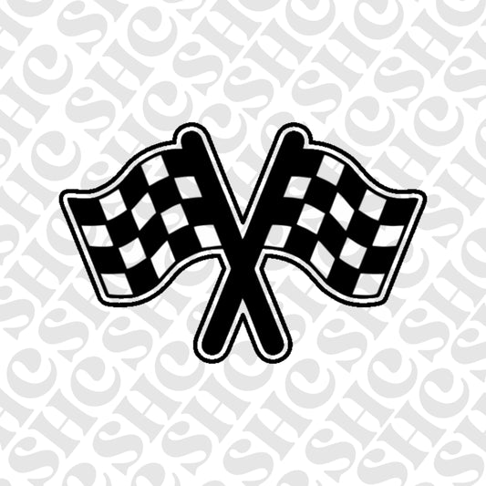 DONE TO ORDER: Racing Flags Cookie Cutter - SHCreations