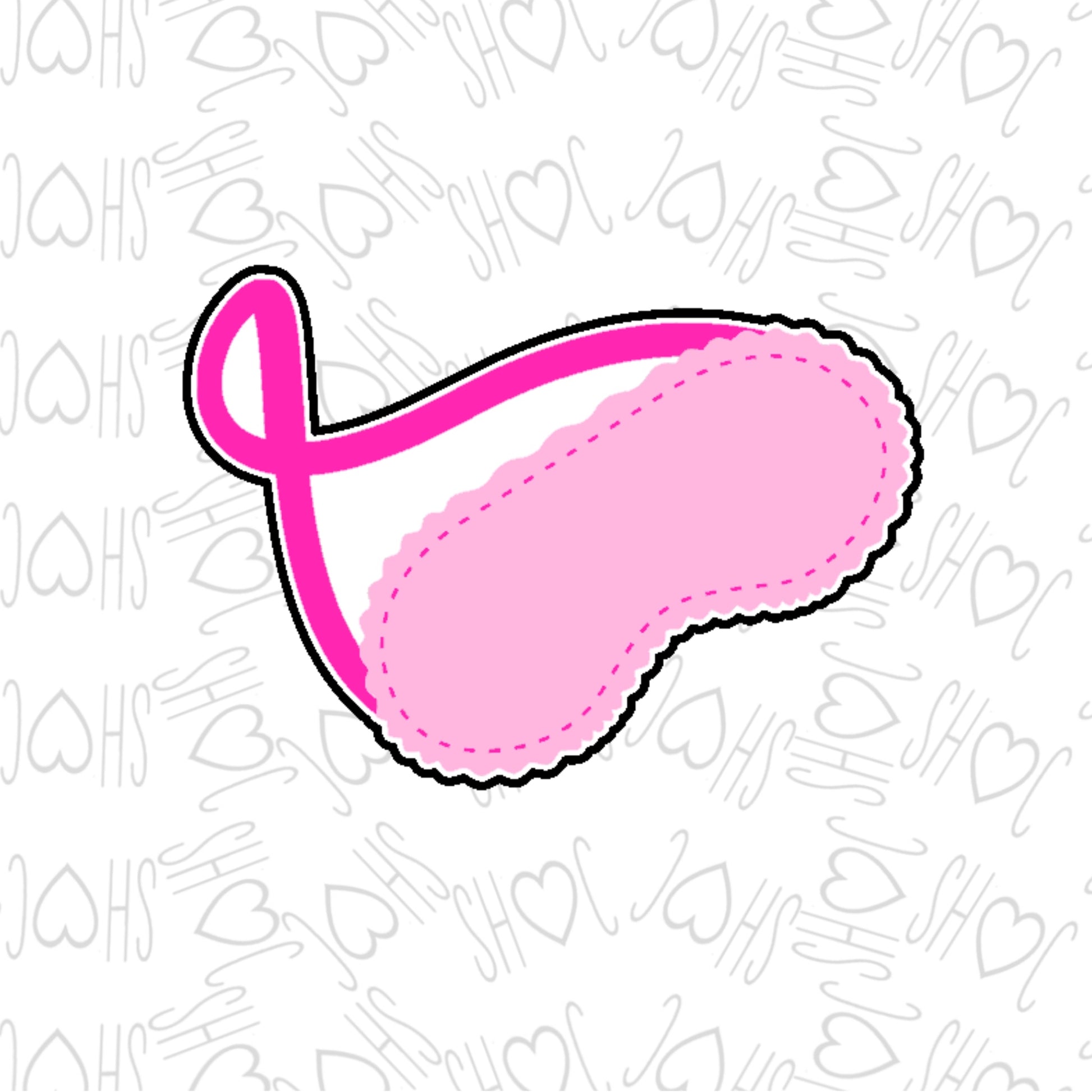 DONE TO ORDER: Sleep Mask 1 Cookie Cutter - SHCreations
