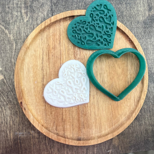 DONE TO ORDER: Awareness Ribbon Cookie Cutter/ Fondant Embosser - SHCreations