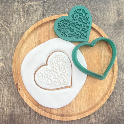 DONE TO ORDER: Awareness Ribbon Cookie Cutter/ Fondant Embosser - SHCreations