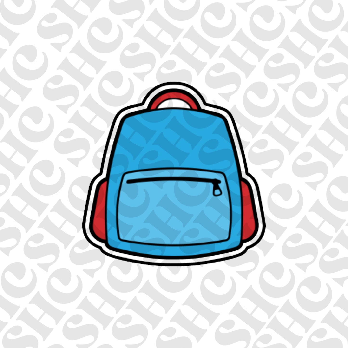 DONE TO ORDER: Backpack Cookie Cutter/Fondant Stamp 1 - SHCreations