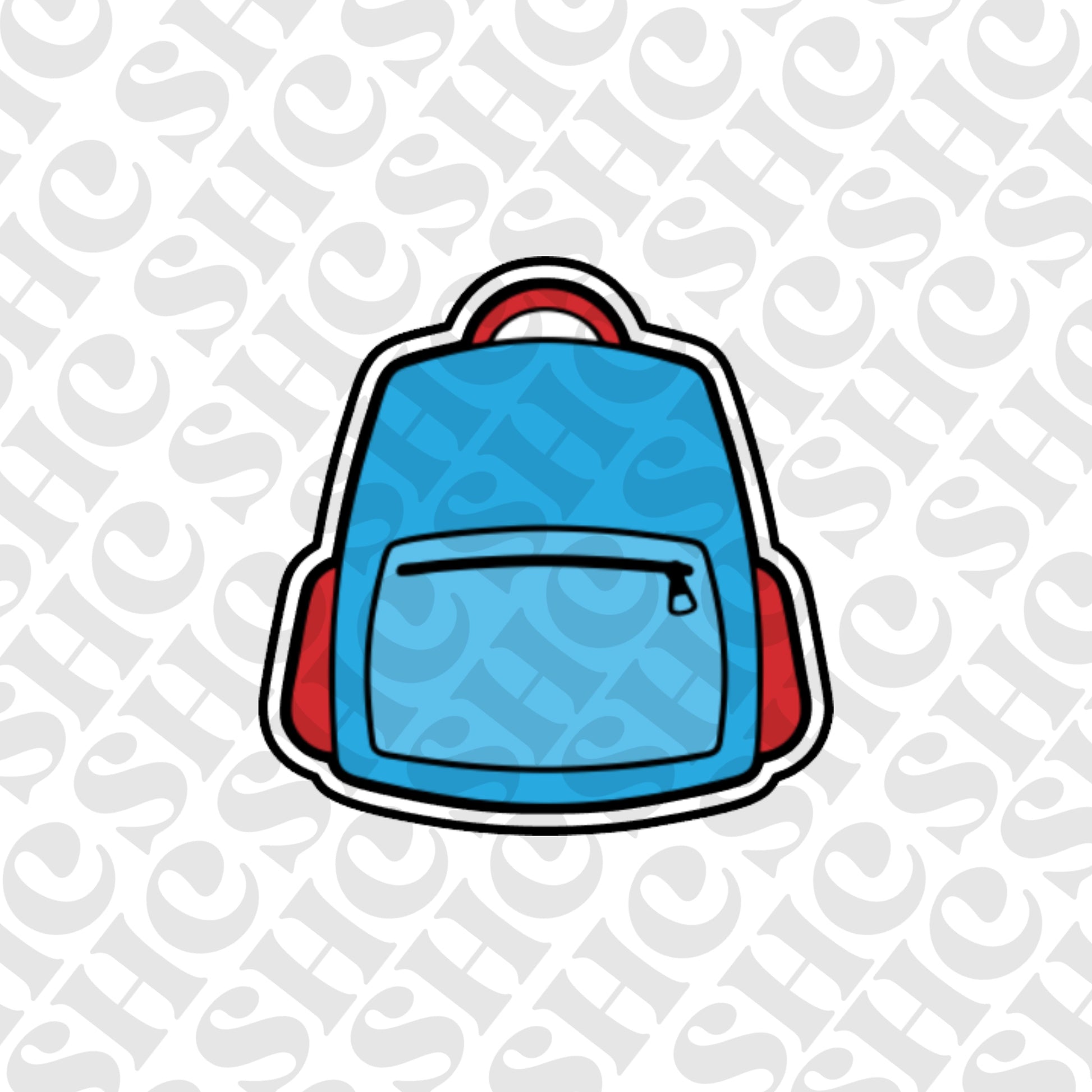 DONE TO ORDER: Backpack Cookie Cutter/Fondant Stamp 1 - SHCreations