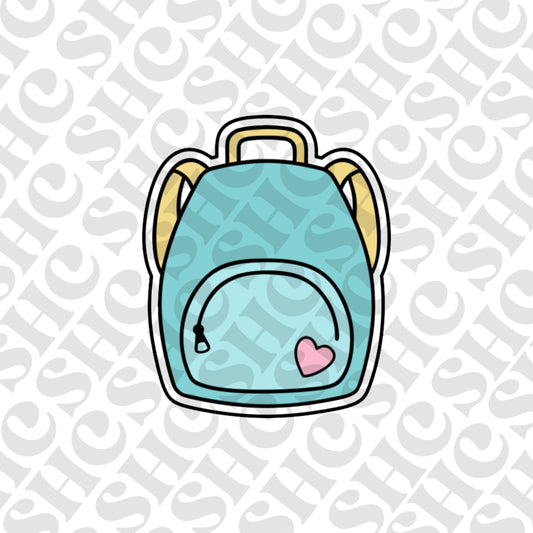 DONE TO ORDER: Backpack Cookie Cutter/Fondant Stamp 2 - SHCreations
