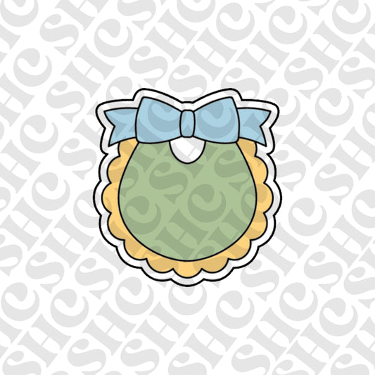 DONE TO ORDER: Bib Cookie Cutter/Fondant Stamp/Embosser - SHCreations