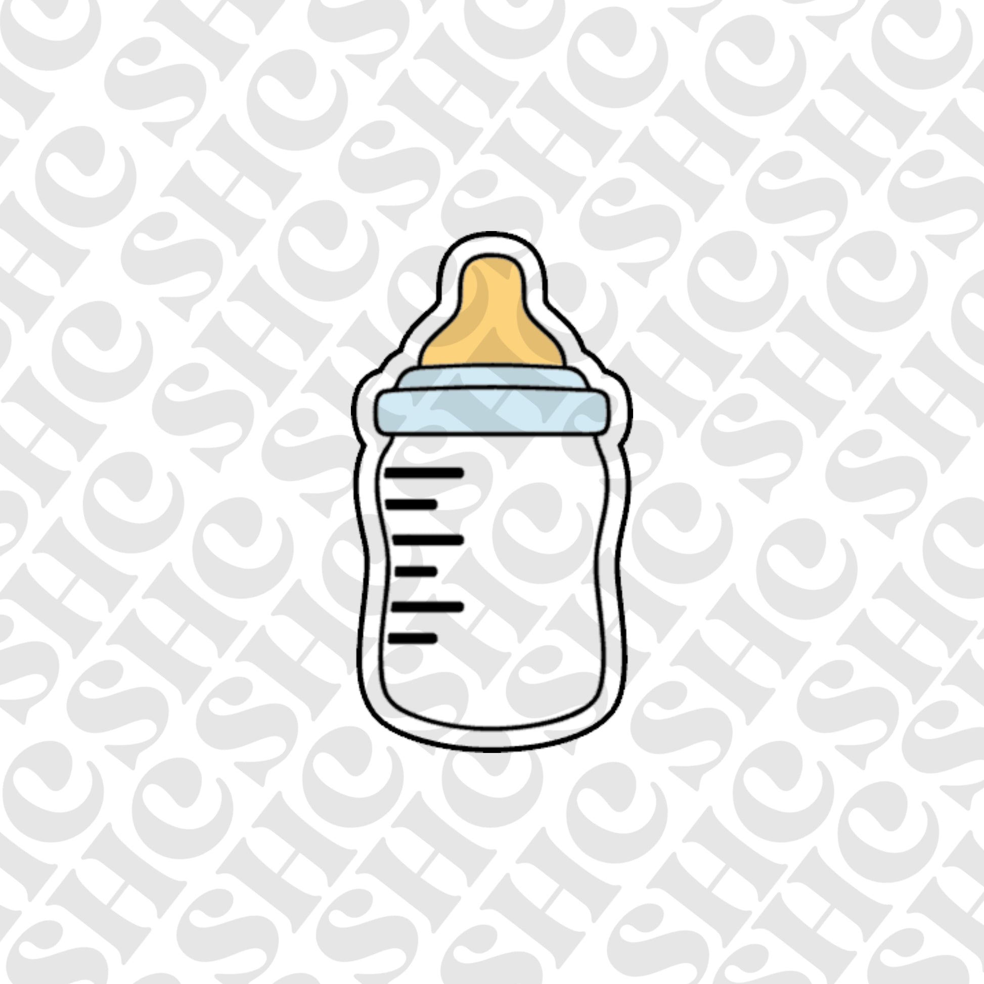 DONE TO ORDER: Bottle Cookie Cutter/Fondant Stamp/Embosser - SHCreations