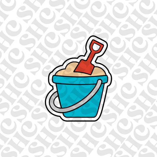DONE TO ORDER: Bucket w/sand Cookie Cutter/Fondant Stamp - SHCreations