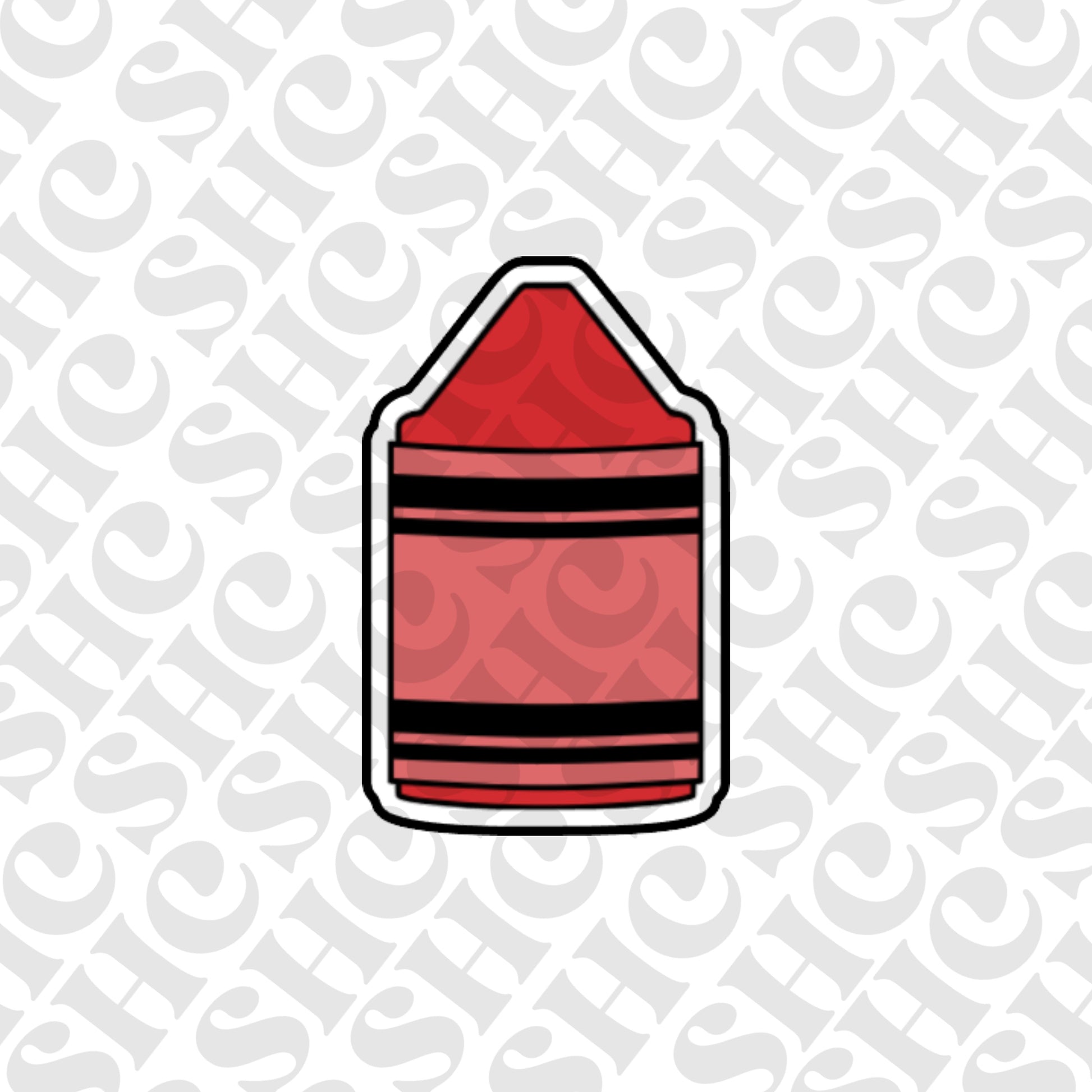 DONE TO ORDER: Chubby Crayon Cookie Cutter/Fondant Stamp - SHCreations