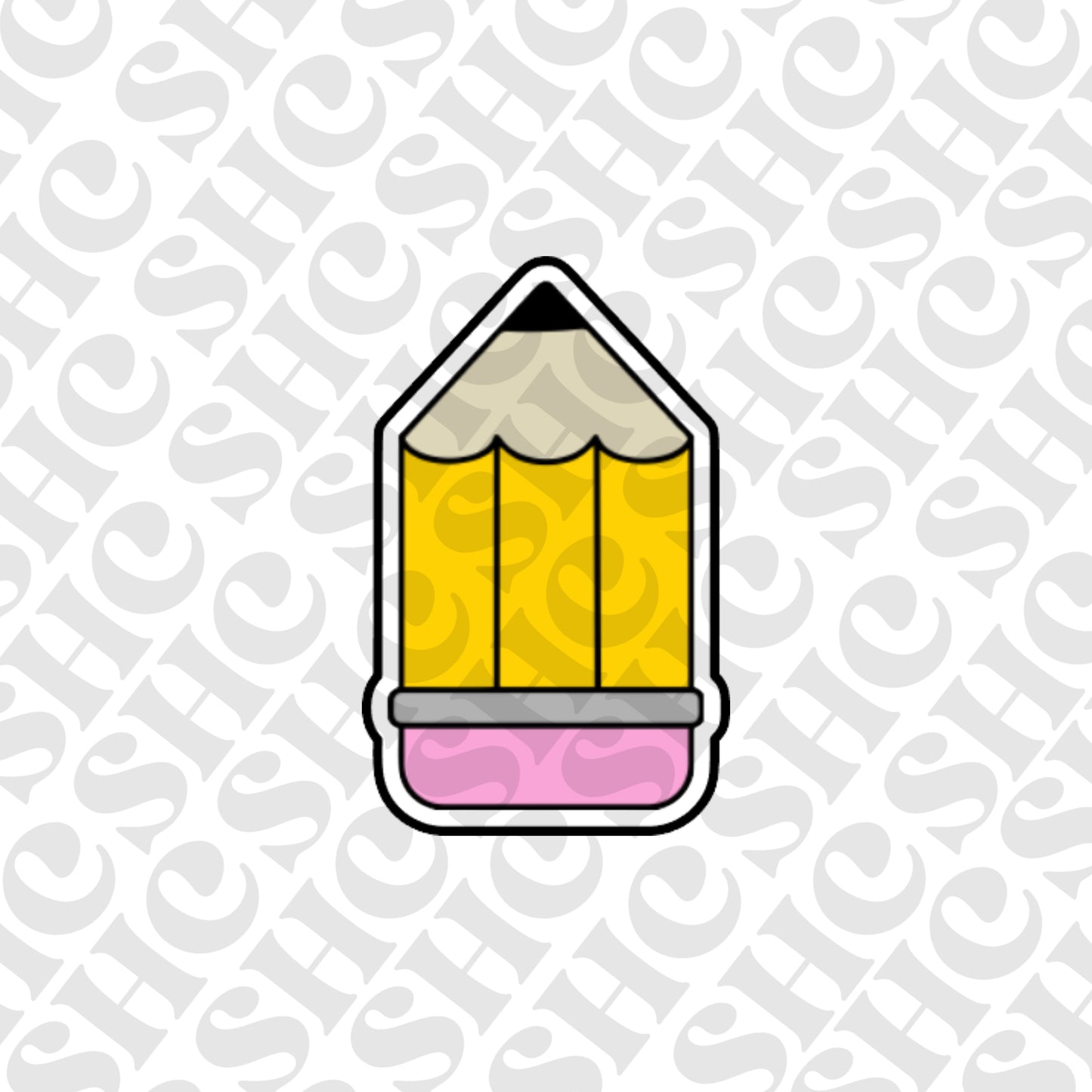 DONE TO ORDER: Chubby Pencil Cookie Cutter/Fondant Stamp - SHCreations