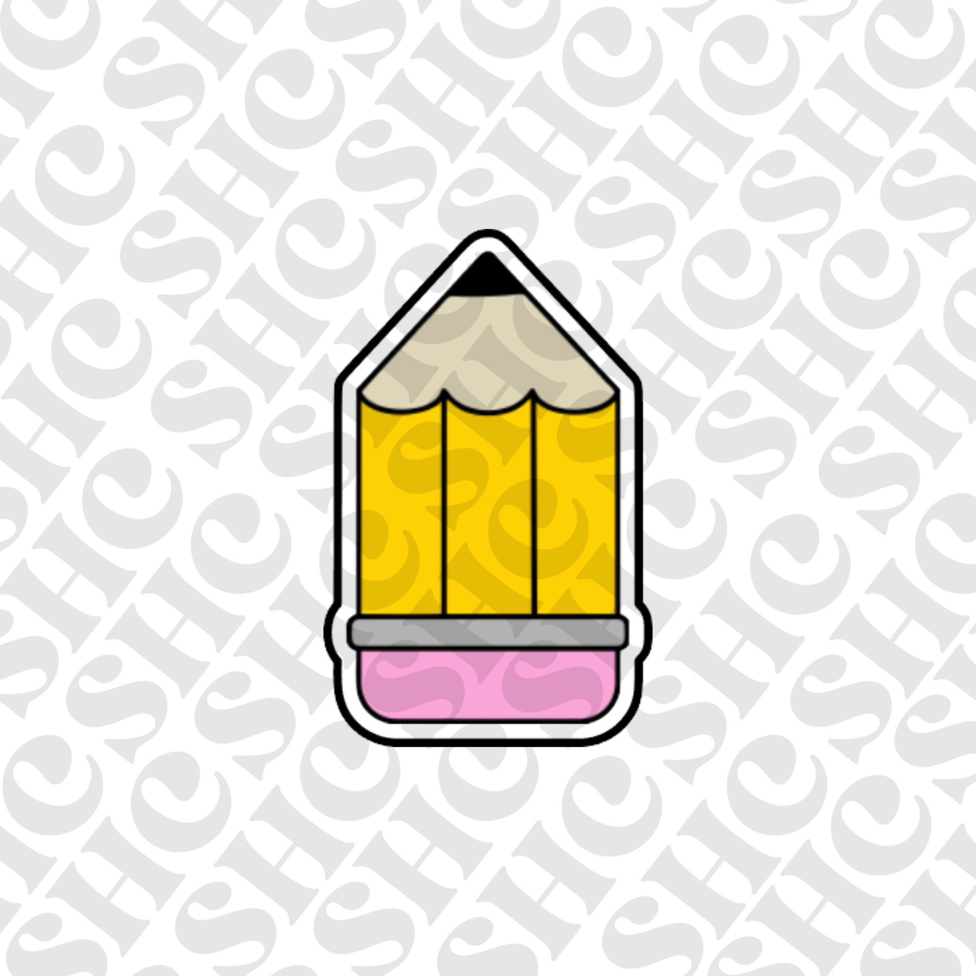 DONE TO ORDER: Chubby Pencil Cookie Cutter/Fondant Stamp - SHCreations