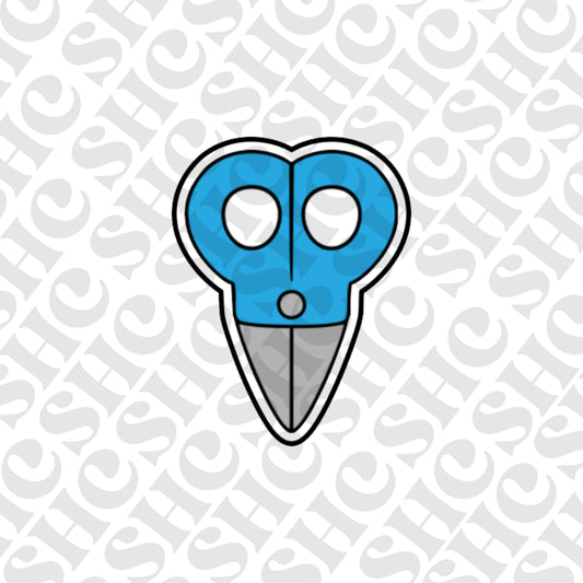 DONE TO ORDER: Chubby Scissors Cookie Cutter/Fondant Stamp - SHCreations