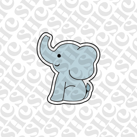 DONE TO ORDER: Elephant Cookie Cutter/Fondant Stamp/Embosser - SHCreations