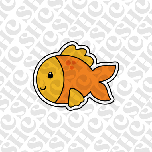 DONE TO ORDER: Fish Cookie Cutter/Fondant Stamp - SHCreations