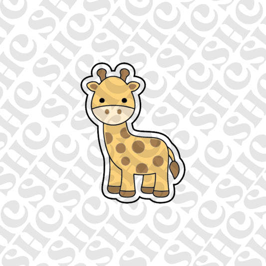 DONE TO ORDER: Giraffe Cookie Cutter/Fondant Stamp/Embosser - SHCreations