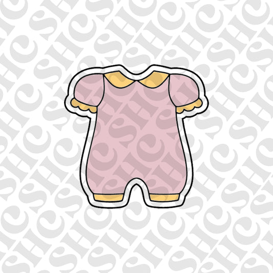 DONE TO ORDER: Girl Romper Cookie Cutter/Fondant Stamp/Embosser - SHCreations