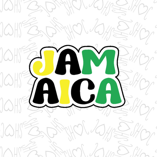 DONE TO ORDER: Jamaica Cookie Cutter + Fondant Embosser - SHCreations
