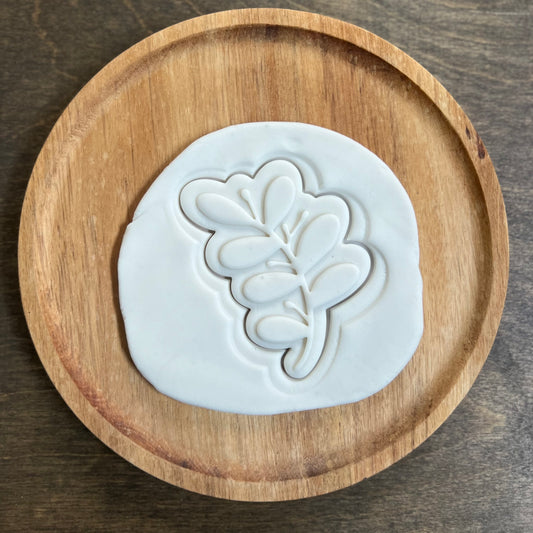 DONE TO ORDER: Leaf Cookie Cutter + Fondant Embosser - SHCreations