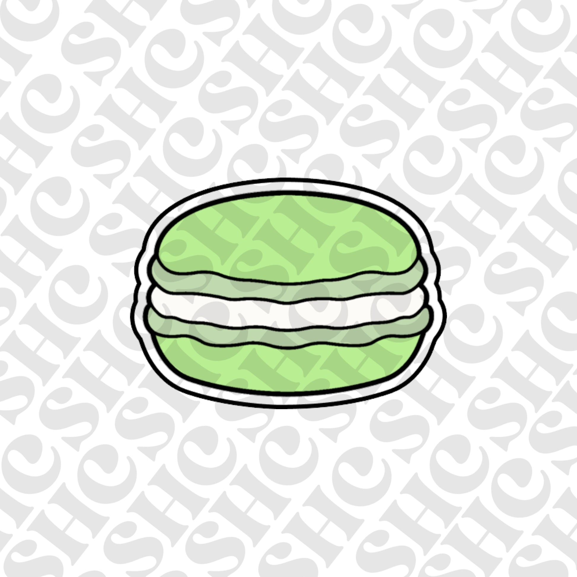 DONE TO ORDER: Macaron Cookie Cutter/Fondant Stamp/Embosser - SHCreations