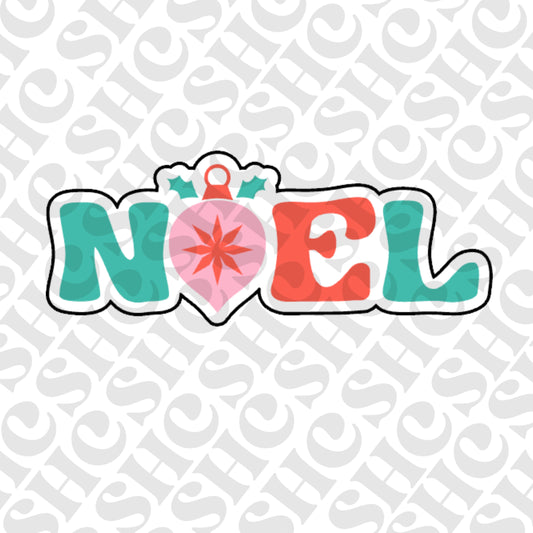 DONE TO ORDER: 'Noel' Cookie Cutter + Fondant Embosser - SHCreations