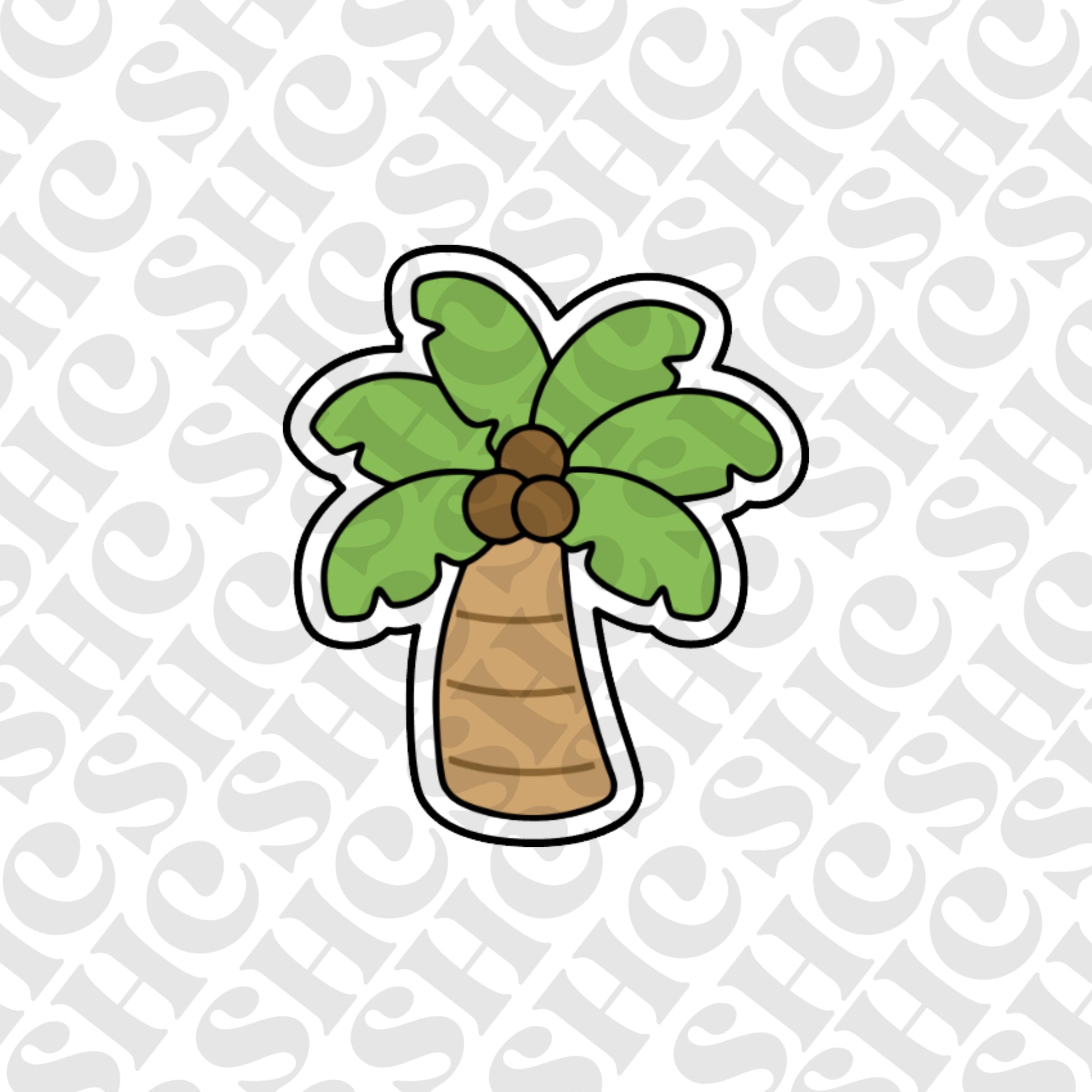 DONE TO ORDER: Palm Tree Cookie Cutter/Fondant Stamp - SHCreations