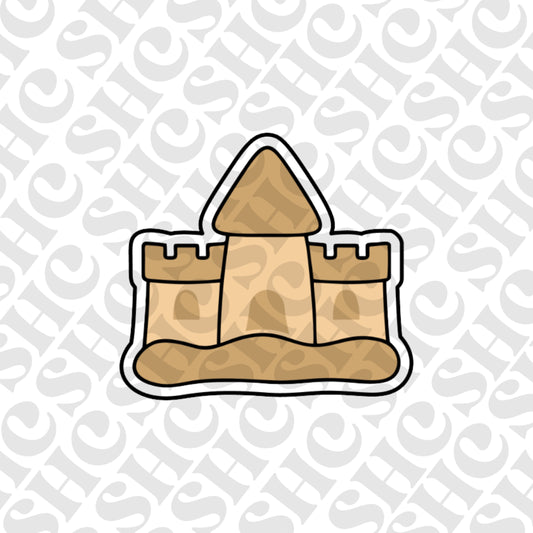 DONE TO ORDER: Sandcastle Cookie Cutter/Fondant Stamp - SHCreations