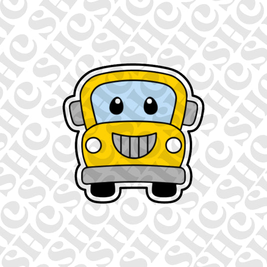 DONE TO ORDER: School Bus Cookie Cutter/Fondant Stamp - SHCreations