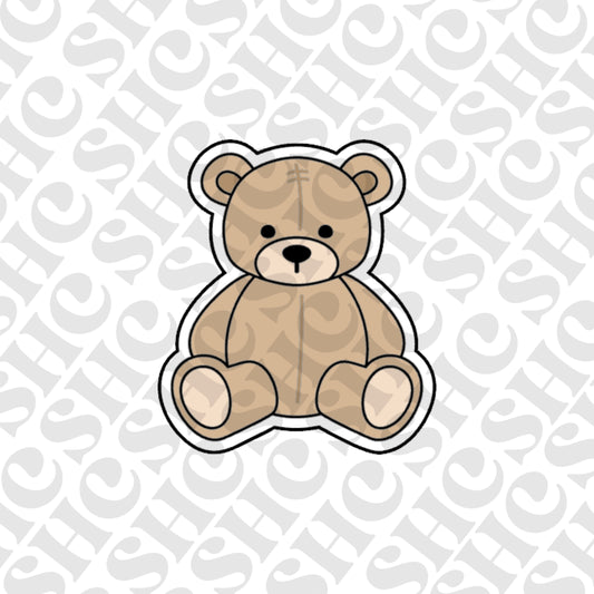 DONE TO ORDER: Sitting Teddy Cookie Cutter/Fondant Stamp/Embosser - SHCreations