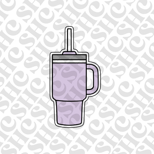 DONE TO ORDER: Tumbler Cookie Cutter/Fondant Stamp - SHCreations