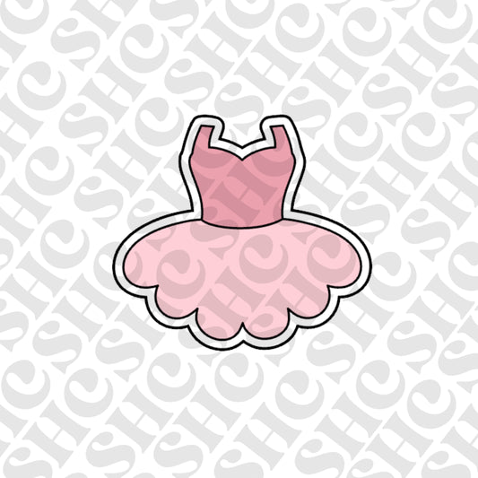 DONE TO ORDER: Tutu/Dance Dress Cookie Cutter/Fondant Stamp/Embosser - SHCreations