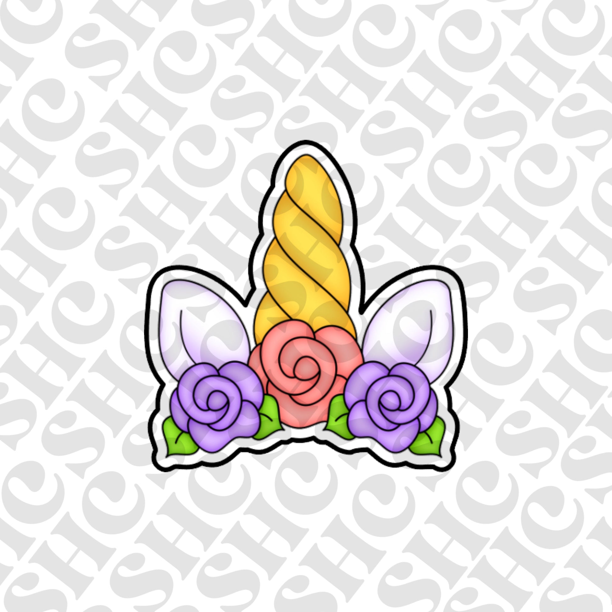 DONE TO ORDER: Unicorn Horn Cookie Cutter/Fondant Stamp - SHCreations