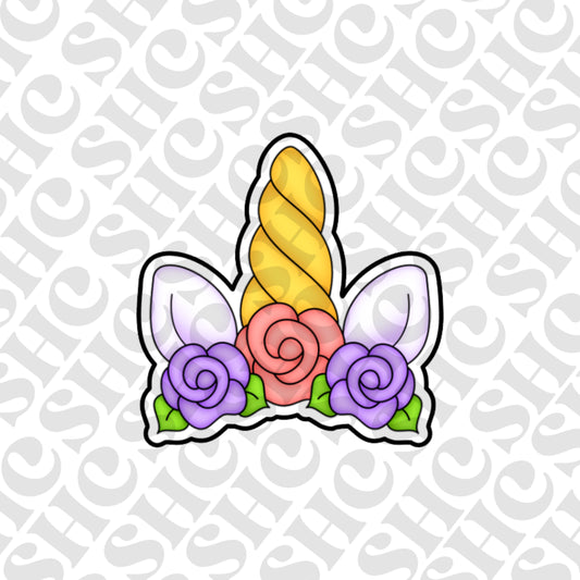 DONE TO ORDER: Unicorn Horn Cookie Cutter/Fondant Stamp - SHCreations