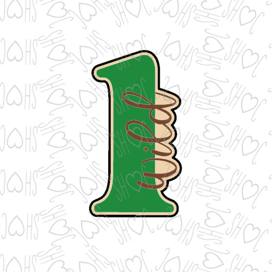 DONE TO ORDER: "Wild One" Cookie Cutter/Fondant Stamp - SHCreations