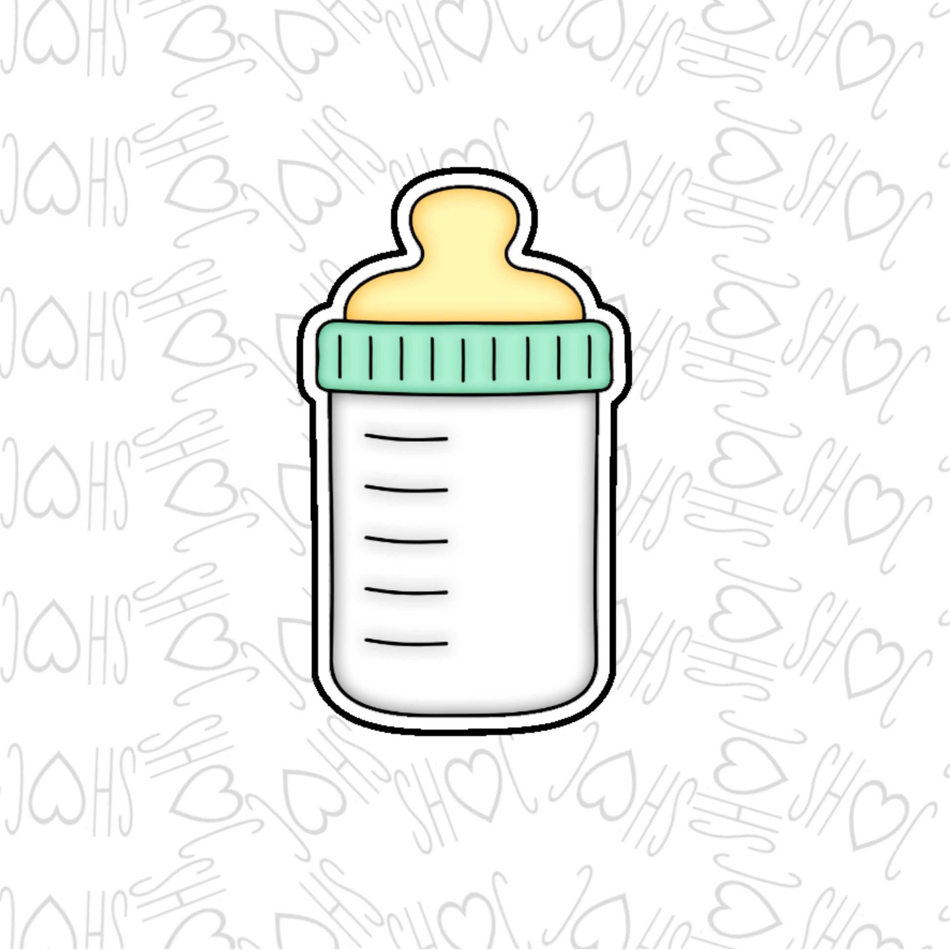 DONE TO ORDER: Baby Bottle 2 Cookie Cutter - SHCreations